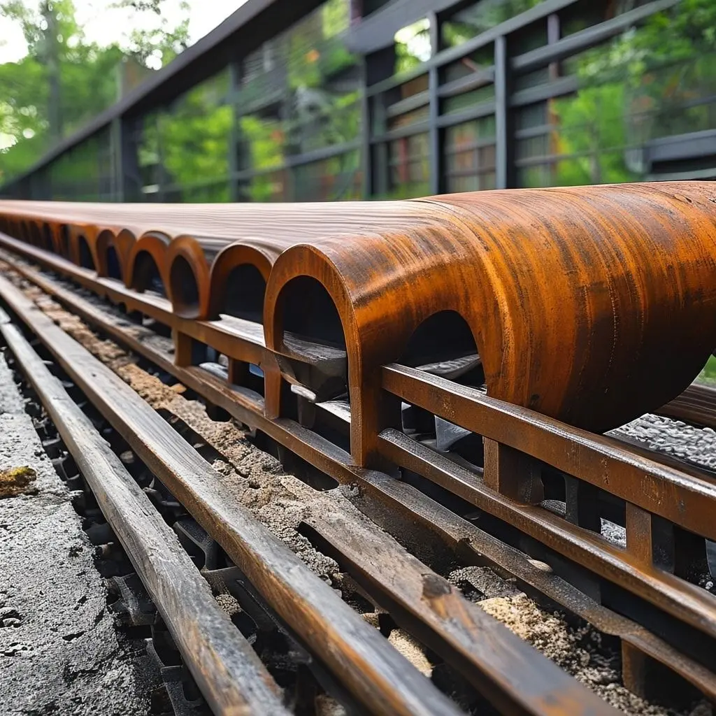Steel Cap Rails