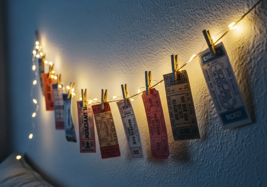 String and Clothespin Displays