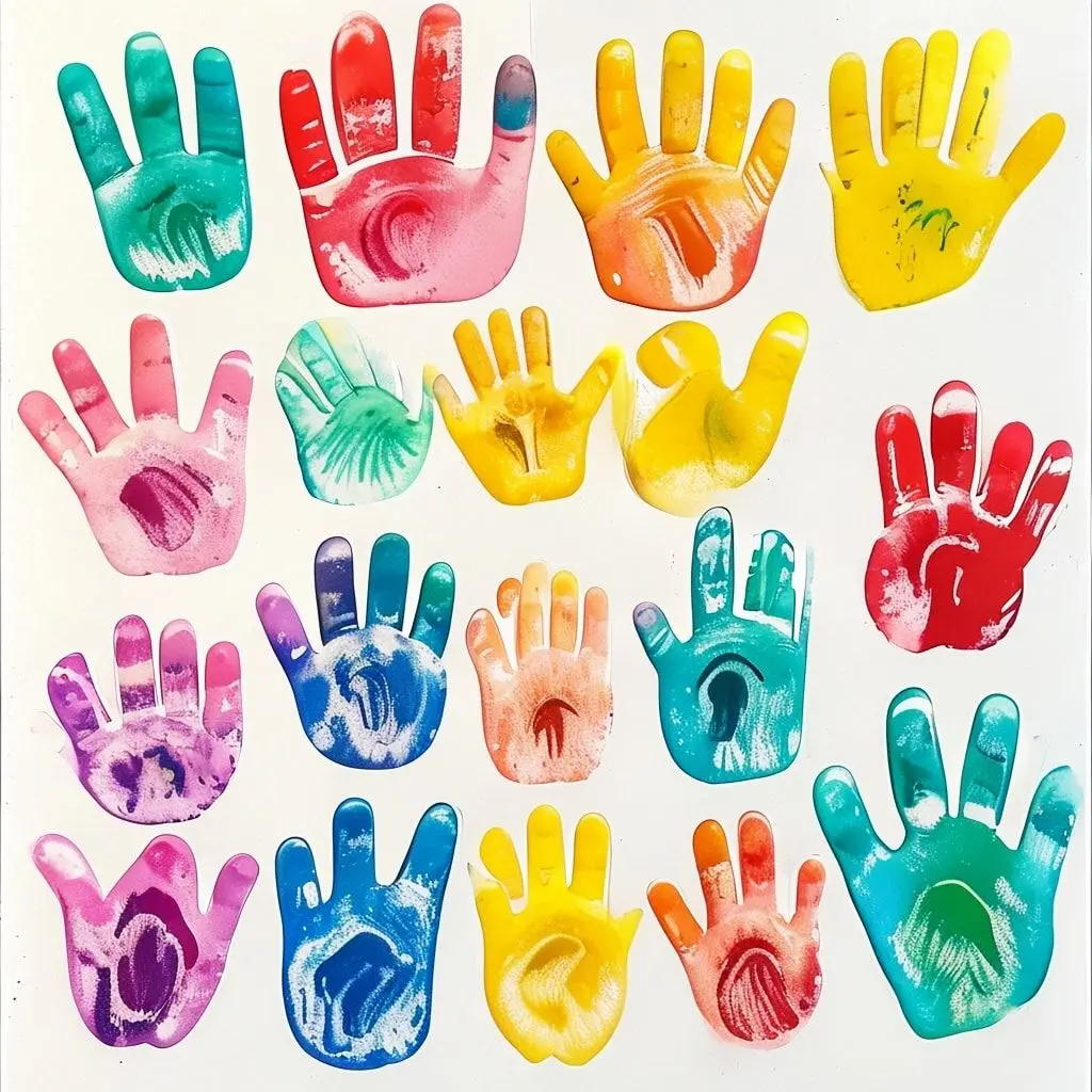Tailoring finger painting projects