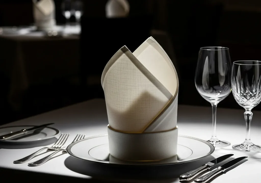 The Sophisticated Bishop's Hat Fold