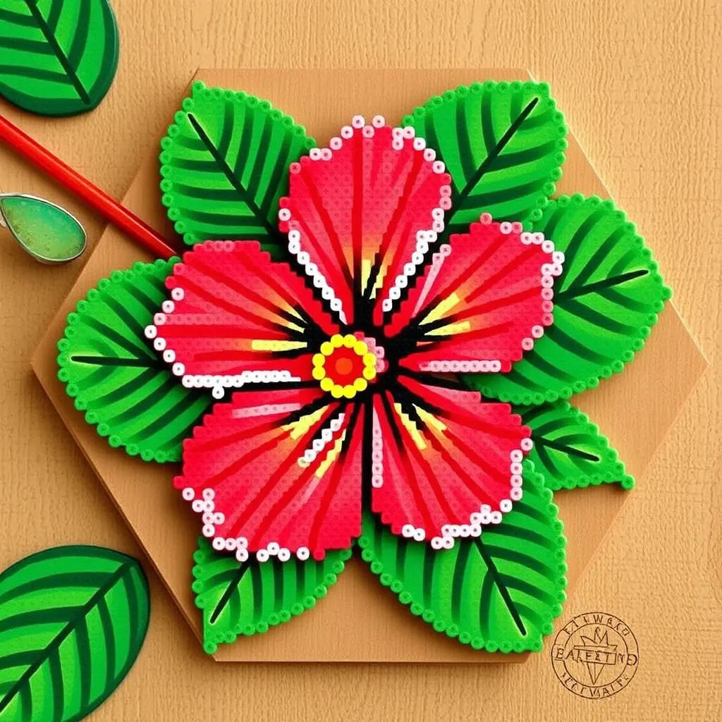 Tropical Hibiscus Flowers