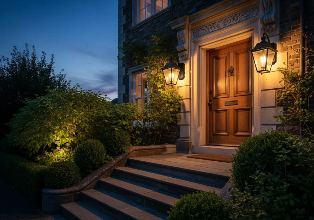 Vintage Lantern Style Step Lighting