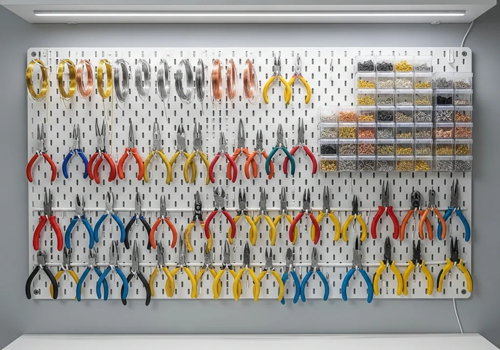 Wall-Mounted Pegboard Solutions