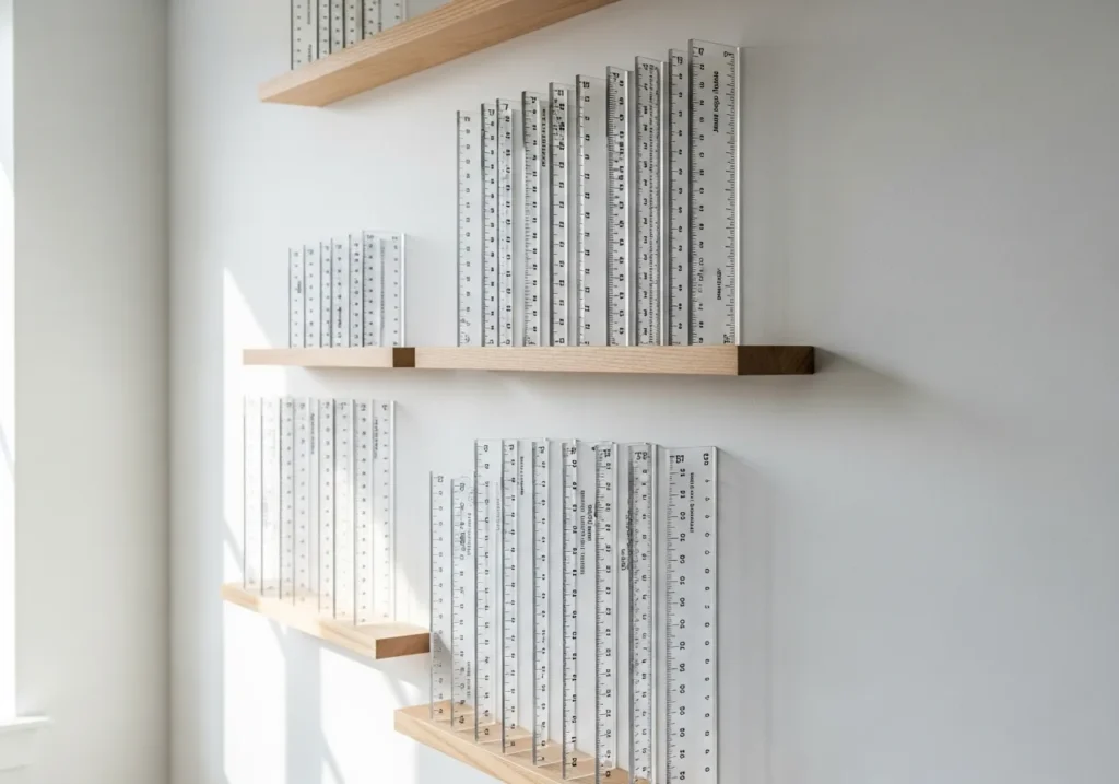 Wall Mounted Ruler Display Systems