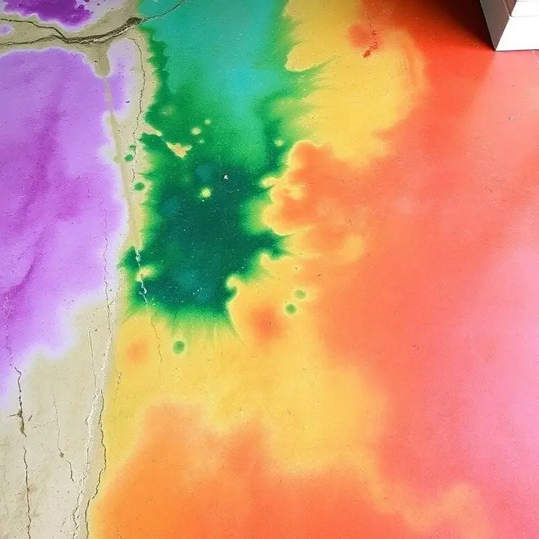 Water Based Stained Concrete