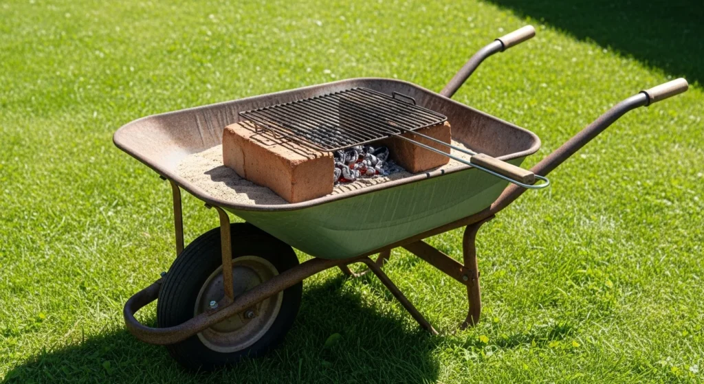 Wheelbarrow or Wagon Grill.849Z