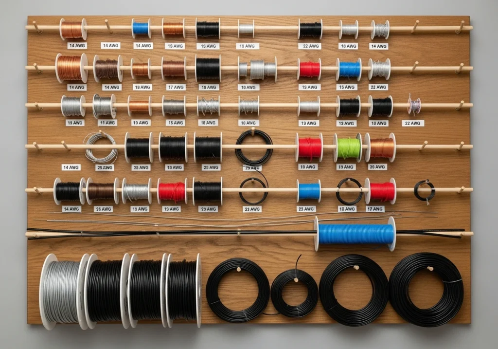 Wire Spool Organization Systems