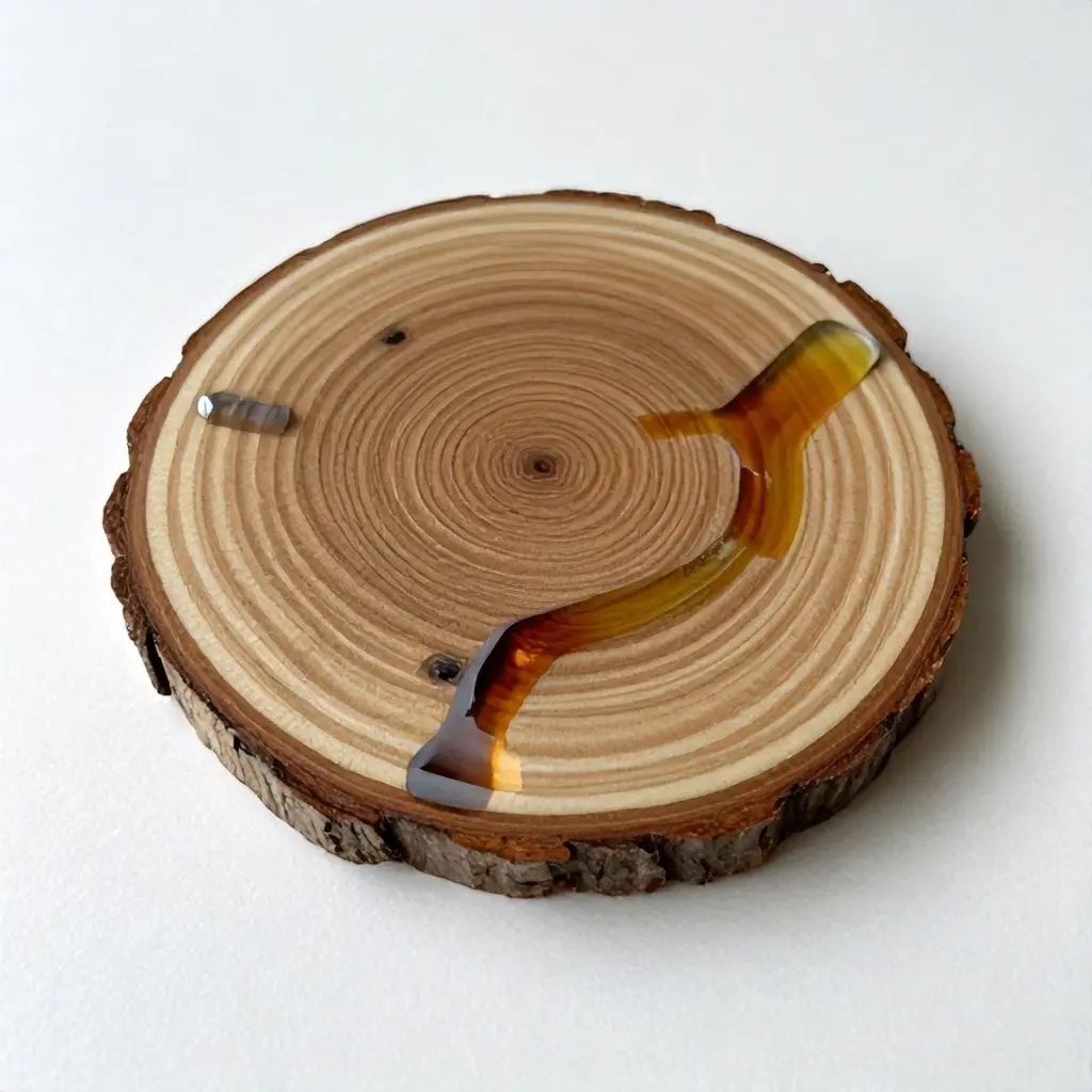 Wood Slice Natural Coasters