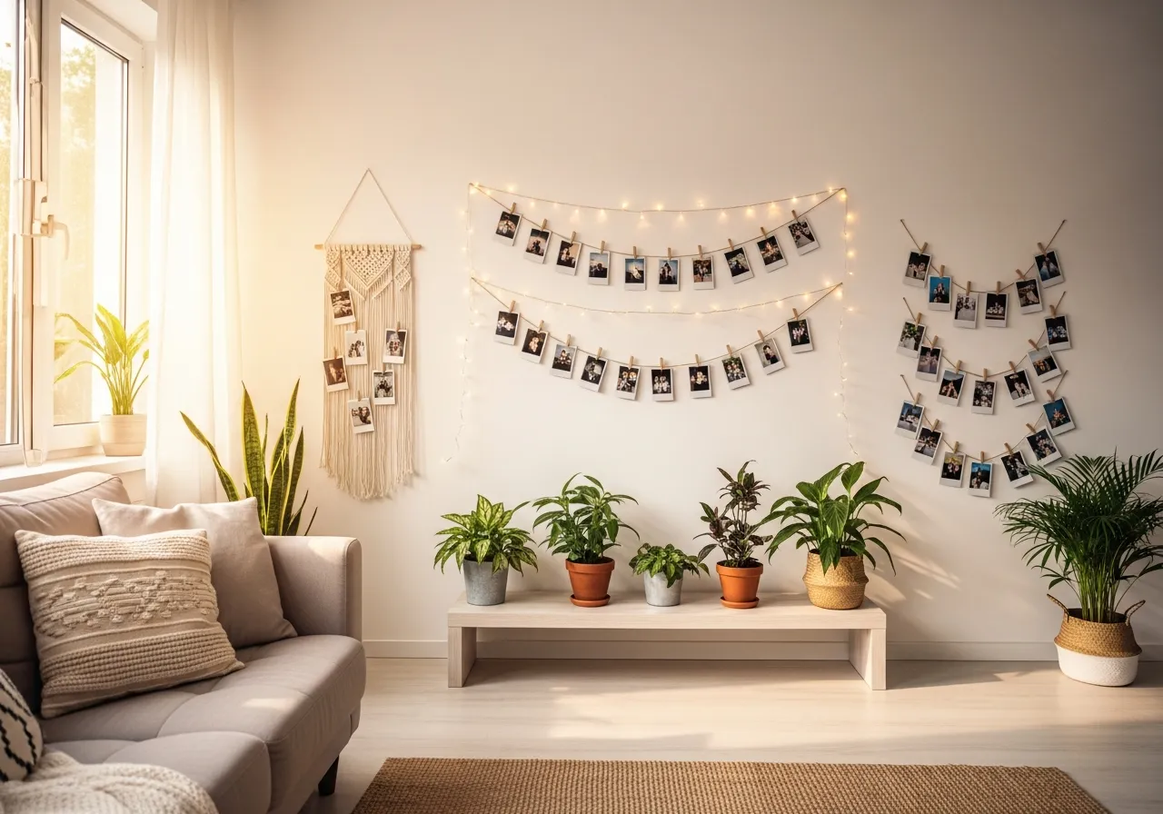 12+ Creative Photo String Ideas for Your Home