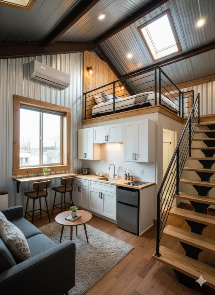 12+ Inspiring Metal Building Loft Ideas (10)