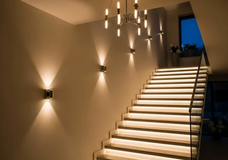 13+ Bright Stairwell Lighting Ideas to Transform Your Space