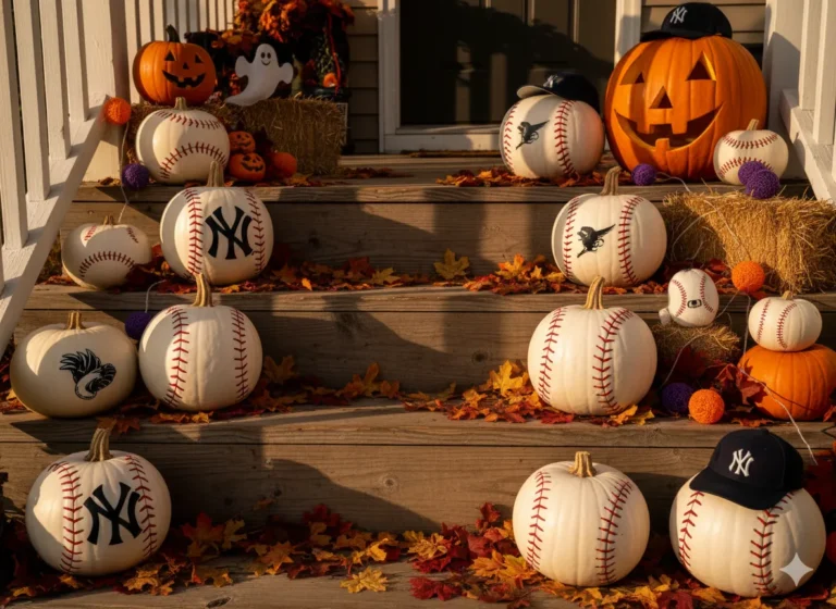 15+ Creative Baseball Pumpkin Carving Ideas
