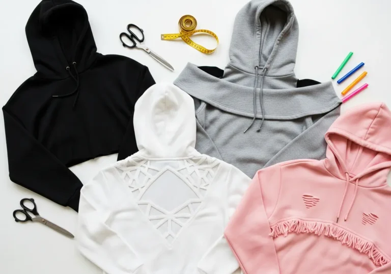 15+ Creative DIY Hoodie Cutting Ideas