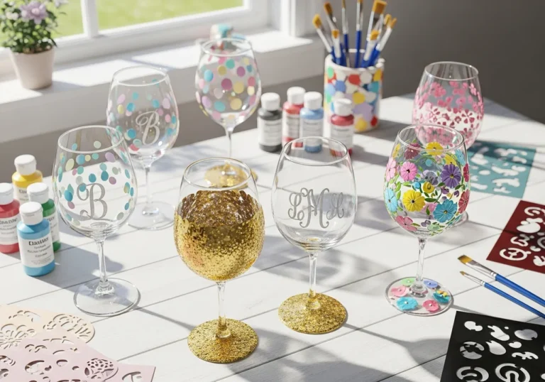 15+ Creative DIY Wine Glass Ideas to Try at Home