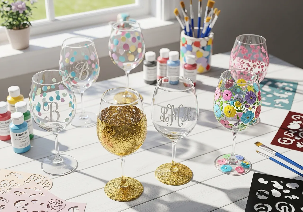 15+ Creative DIY Wine Glass Ideas to Try at Home
