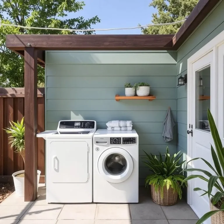 16+ Inspiring Outdoor Laundry Room Ideas