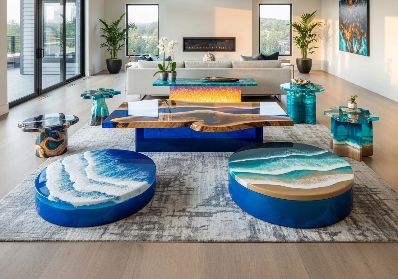 17+ Stunning Resin Table Ideas for Every Home