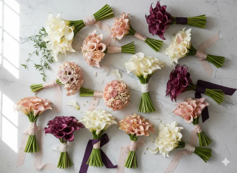 18+ Elegant Calla Lily Wedding Bouquet Ideas