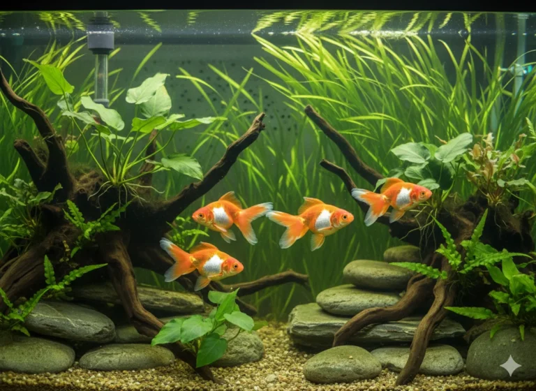 5+ Stunning Planted Goldfish Tank Ideas