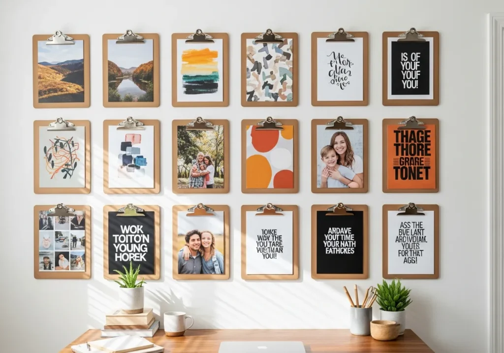 Clipboard Wall Displays
