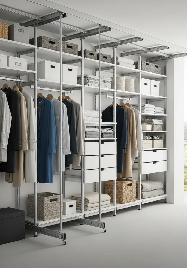 Combination Storage with Adjustable Systems