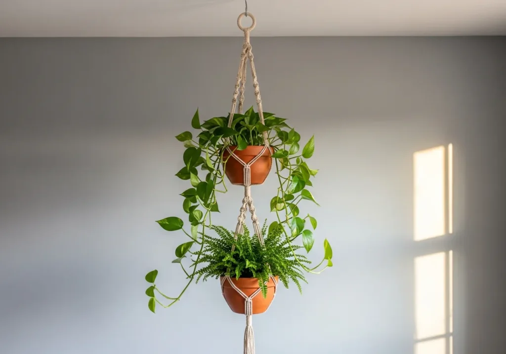 Double Tiered Plant Display