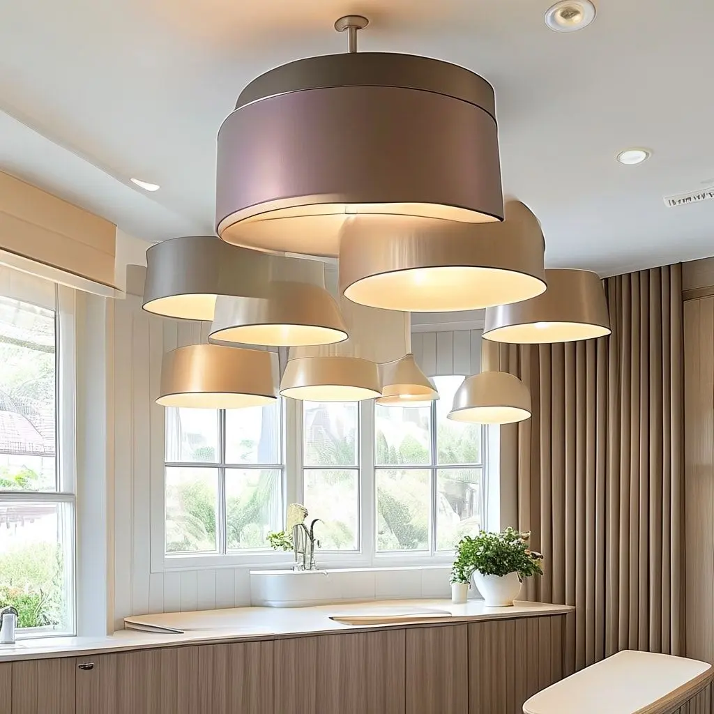 Drum Shade Ceiling Fixtures