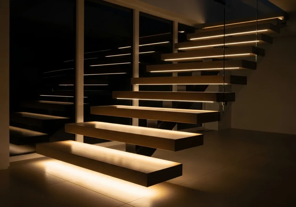 LED Strip Lights Create Modern Floating Effects