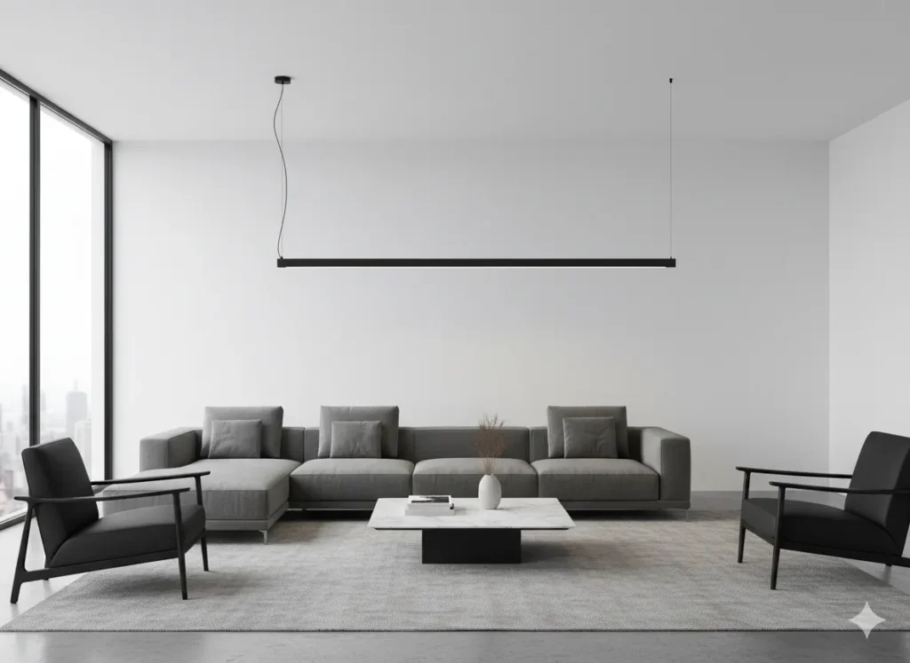 Linear Suspension Fixtures for Contemporary Spaces
