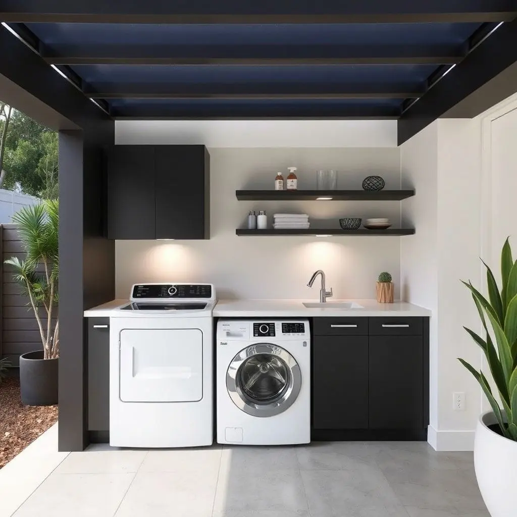 Modern Minimalist Patio Setup