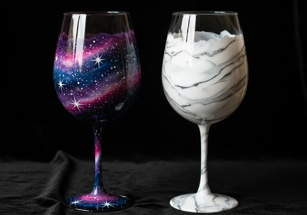 Painted Galaxy and Marble Effects