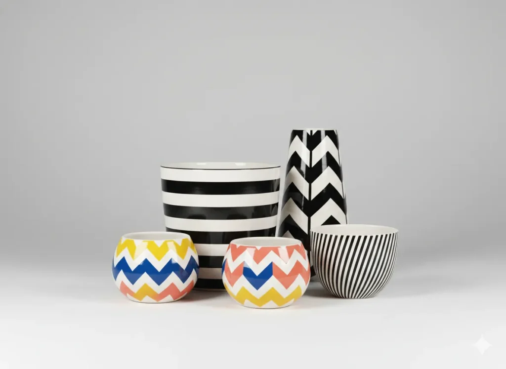 Pattern Play with Stripes and Chevrons