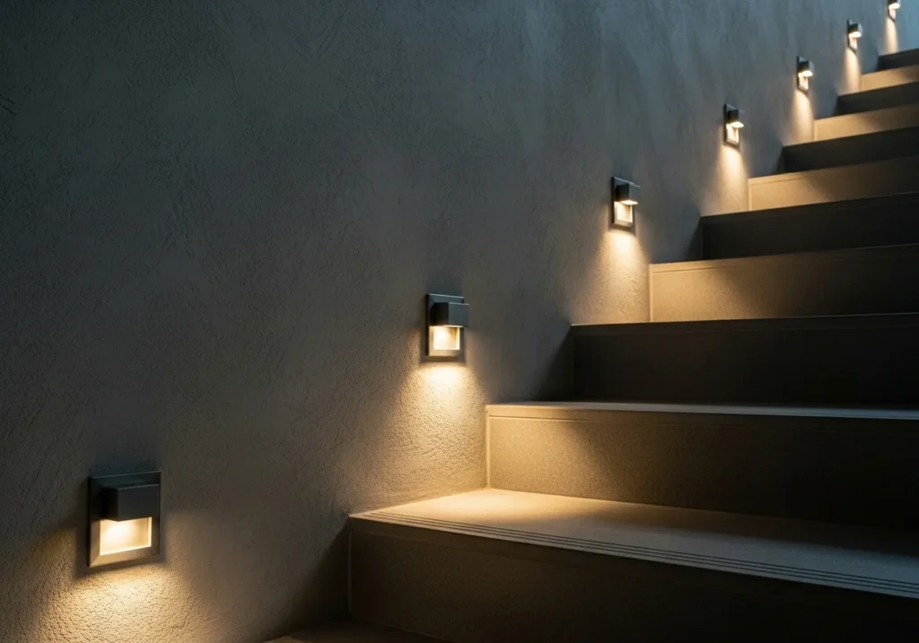 Recessed Wall Lighting Provides Subtle Guidance