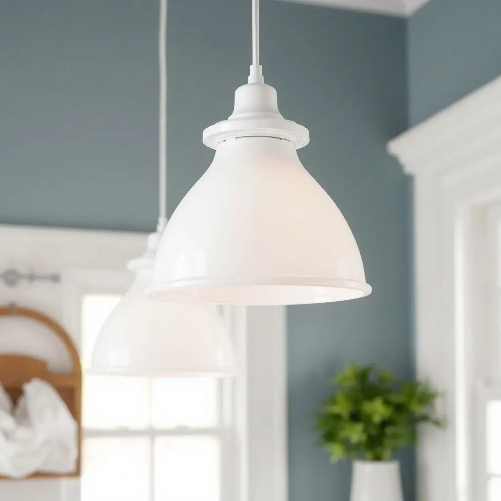 Schoolhouse Glass Pendants