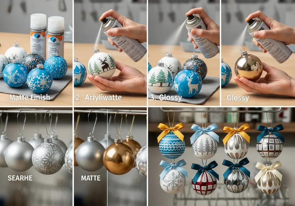 Sealing and Finishing Your Ornaments