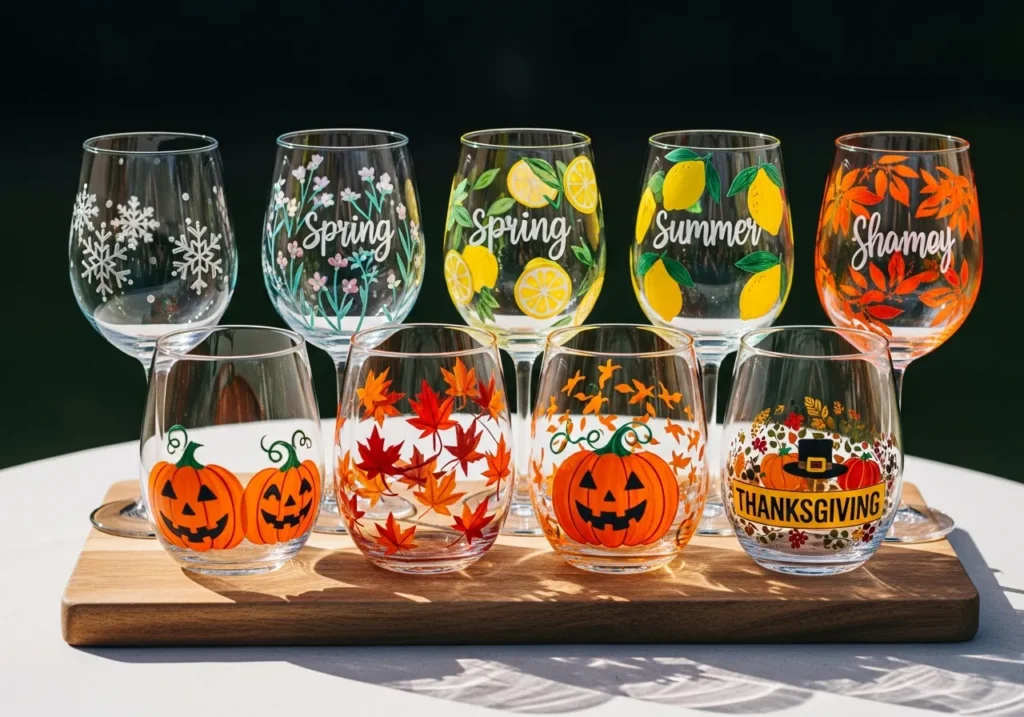 Seasonal and Holiday Themed Glasses