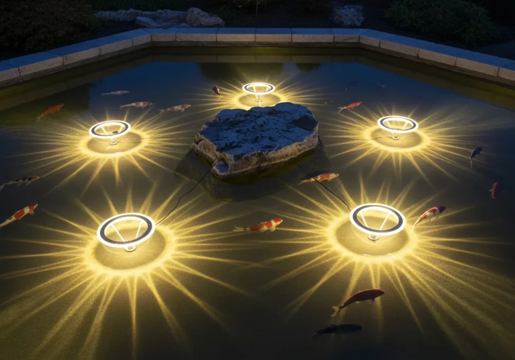 Submersible Ring Lights Around Islands