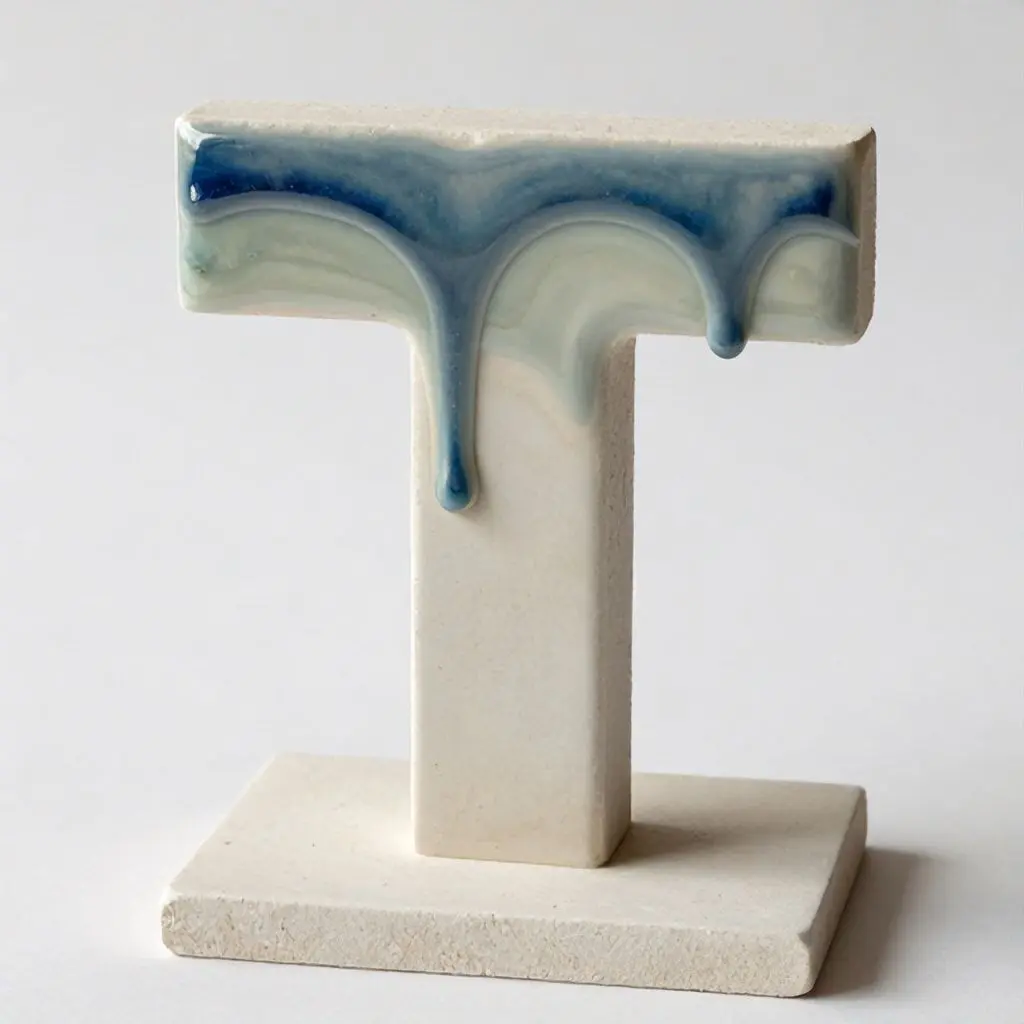 T Shaped Tiles for Layered Glaze