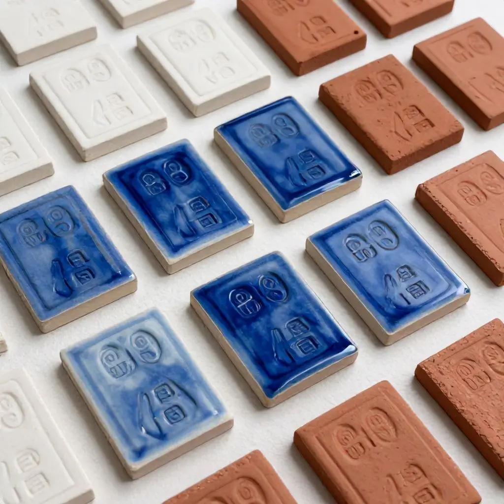 Test Tiles for Multiple Clay Bodies