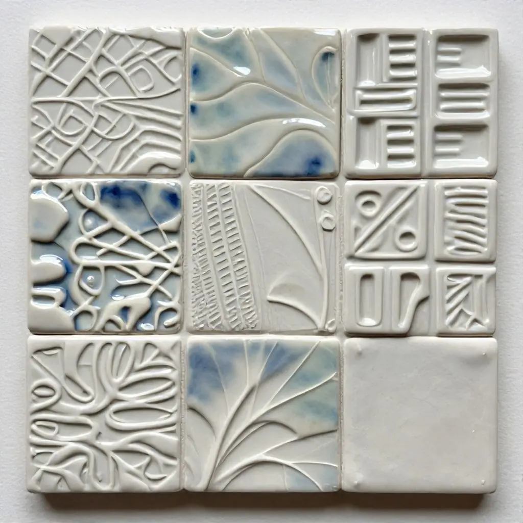 Textured and Carved Surface Tile