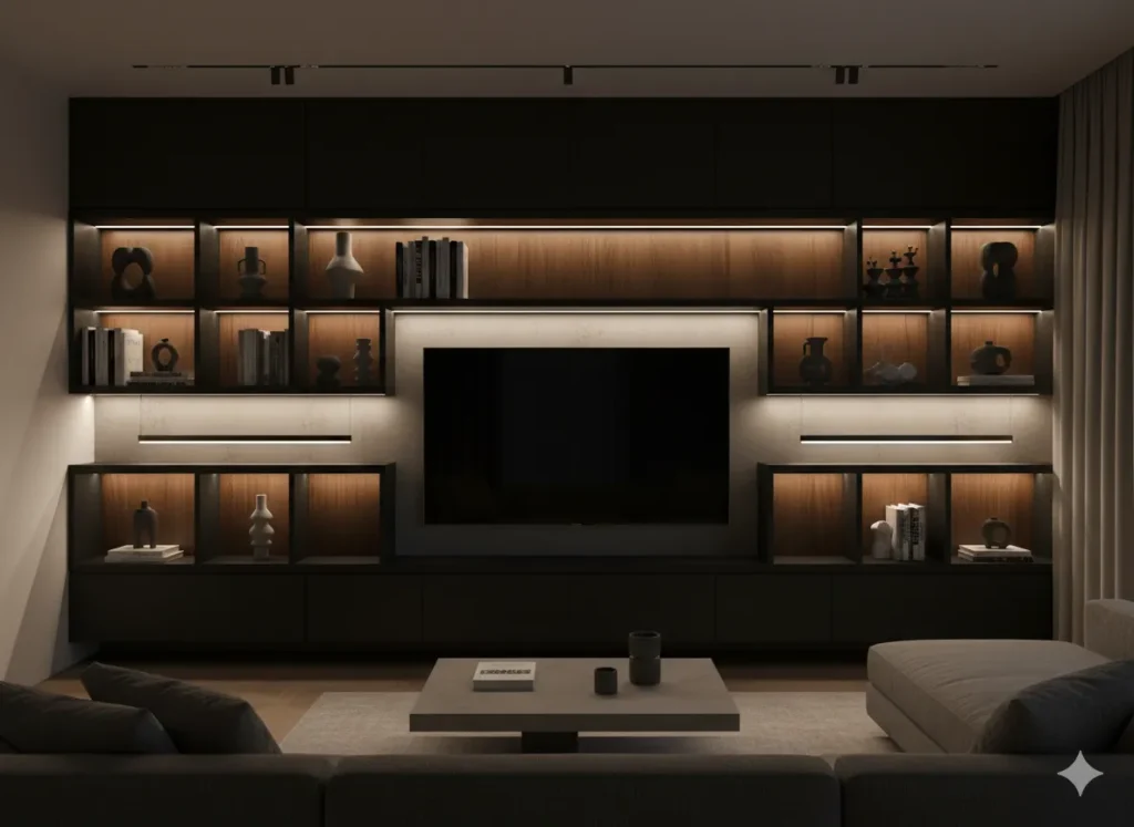 Under Cabinet and Shelf Lighting for Subtle Glow