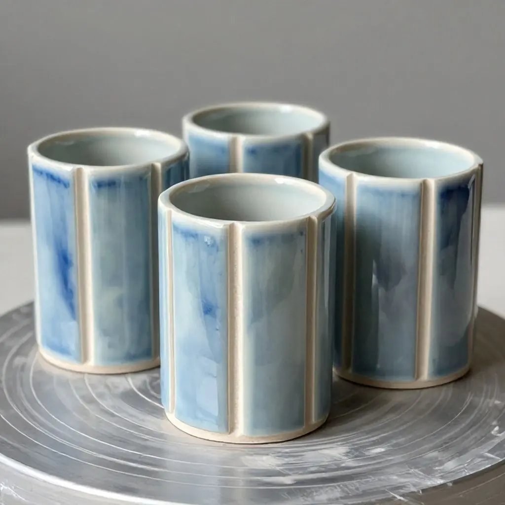 Vertical Cylinder Tiles