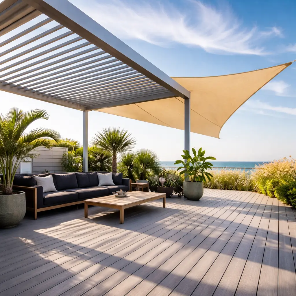 14+ Smart Deck Shade Ideas for Windy Areas