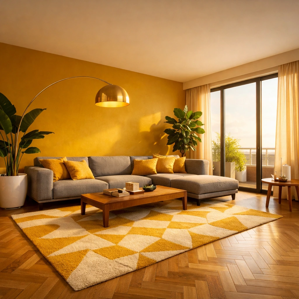 15+ Fresh Modern Yellow Living Room Ideas