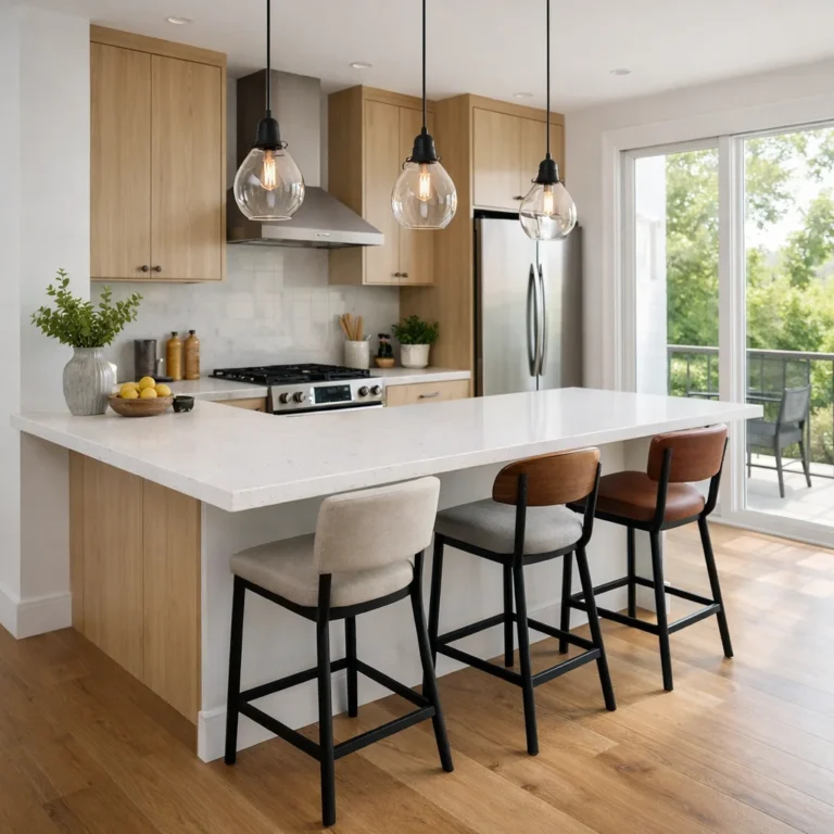 15+ Kitchen Peninsula Ideas Attached to Walls