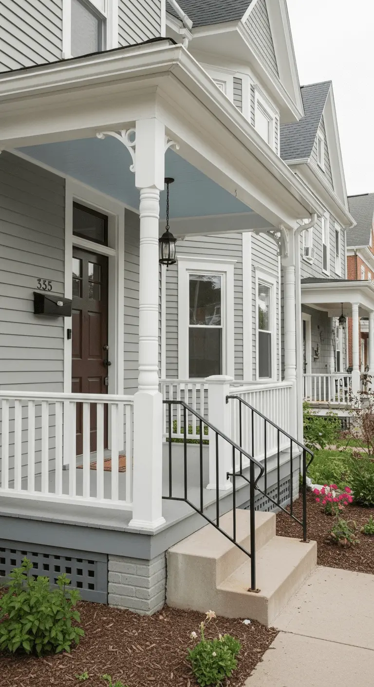 18+ Creative Front Porch Side Step Entrance Ideas