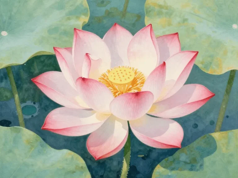 16+Stunning Lotus Flower Painting Ideas