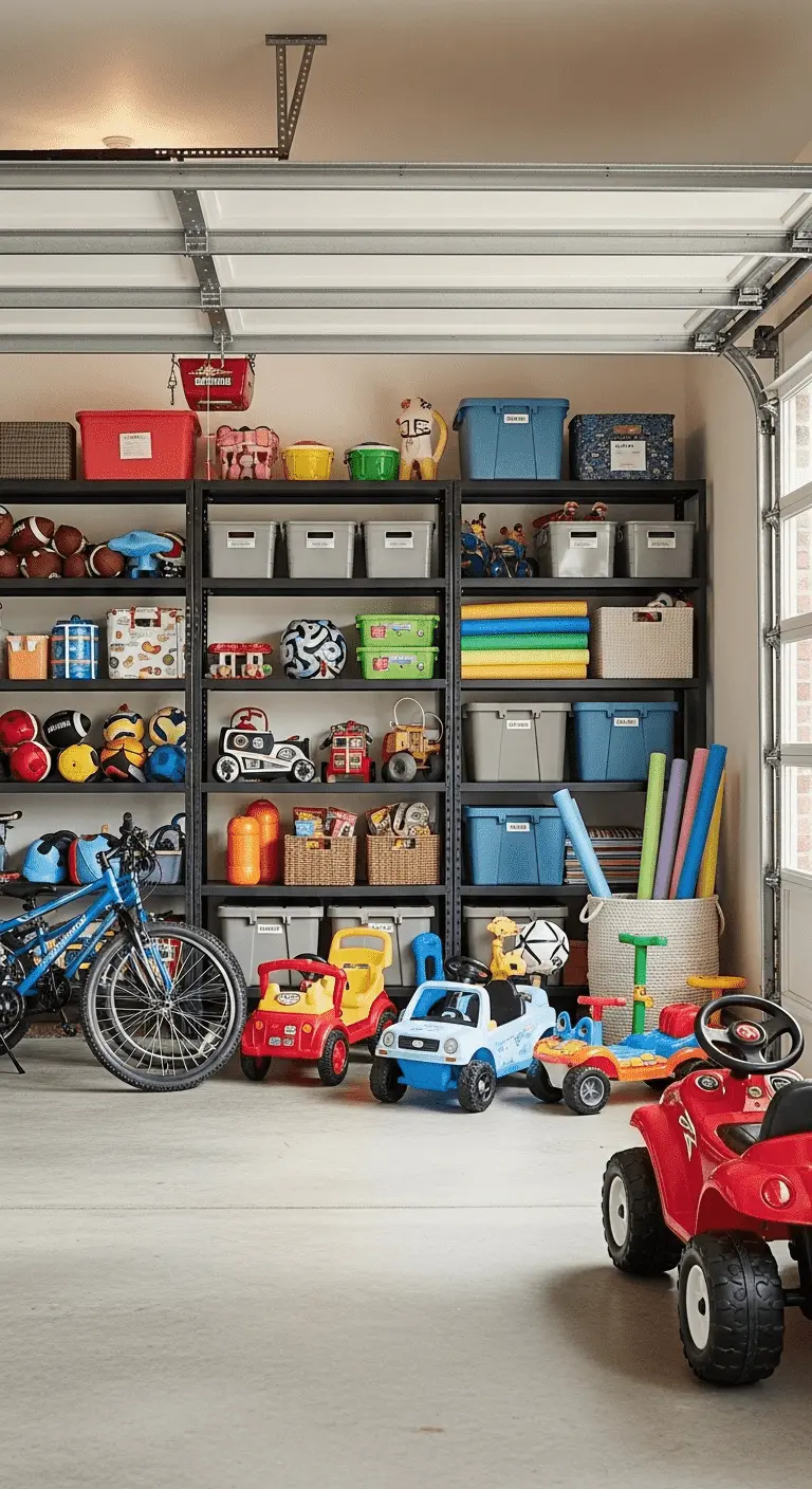 Stylish Garage Toy Storage Ideas