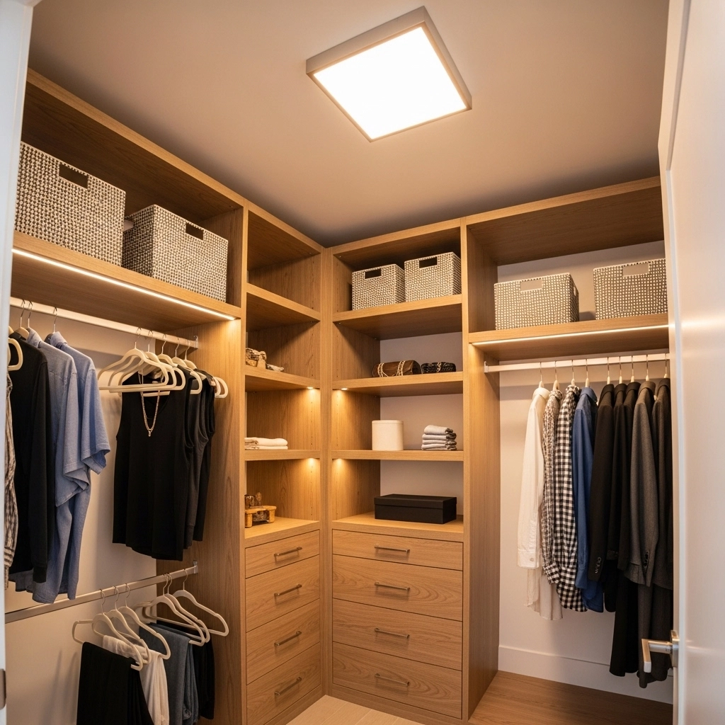 13+ Stunning Narrow Closet Ideas That Saves the Space