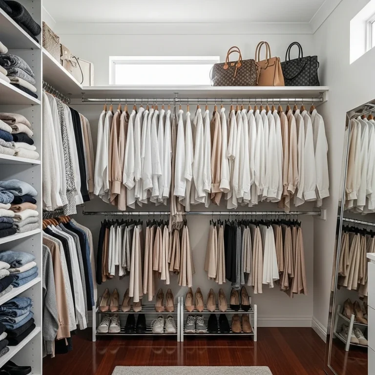 15 Double Rod Closet Ideas to Double Your Storage
